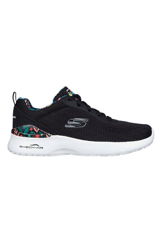 Schwarze Sneakers aus Mesh mit Luftsohle und Memory Foam Skechers Skech-Air Dynamight Laid Out