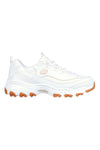 Sneaker da Donna Bianca con suola gum e Memory Foam Skechers D’Lites Good Neutral