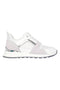 Weiße und graue Sneaker mit Memory-Schaum von Skechers Runway Posh Gal
