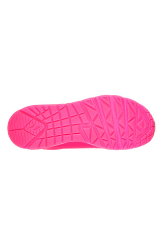 Sneakers hot pink con memory foam Skechers Uno Night Shades