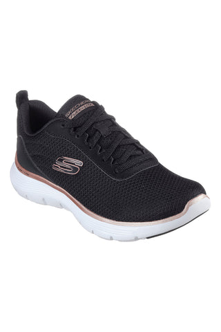 Sneakers nere in mesh con Air-Cooled Memory Foam vegan Skechers R SPORT WOMENS
