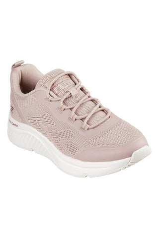Beige Turnschuhe mit Fußgewölbestütze und Memory Foam Skechers BOBS B Sweet A Pinch