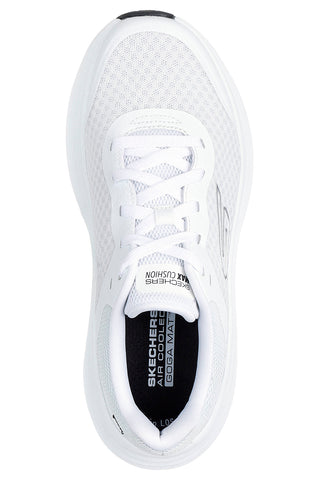 Scarpe bianche con dettagli neri in mesh ammortizzate Skechers Max Cushioning Endeavour