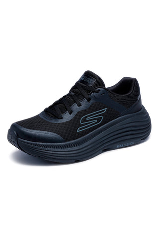 Schwarze vegane Running-Schuhe Skechers Max Cushioning Endeavour