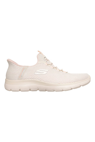 Sneakers beige slip-ins con lacci elastici Skechers Summits dream chaser