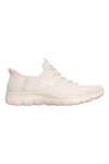 Beige Slip-Ins Turnschuhe mit elastischen Schnürsenkeln Skechers Summits dream chaser