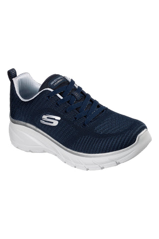 Sneakers blu navy in knit con Memory Foam Skechers Fashion Fit 2.0 Moonlight Glow