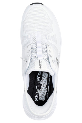 Sneakers bianche in mesh slip-ins con air-cooled memory foam Skechers Glide-Step Pro