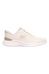 Beige Turnschuhe mit goldenen Details und Memory Foam Skechers Skech-Lite Pro 2.0 Brilliant Shimmer