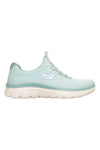 Scarpe slip on verde menta in mesh Skechers Summits plus summer haze