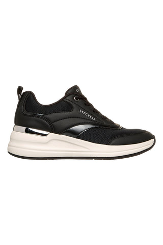 Skechers Billion 2 Monroe schwarze Keilsneaker