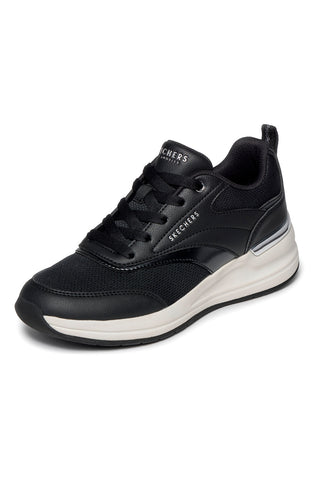 Skechers Billion 2 Monroe schwarze Keilsneaker