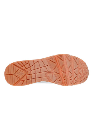 Weiße Sneakers mit Memory Foam und Leoparden-Details Skechers Uno Jungle Nite