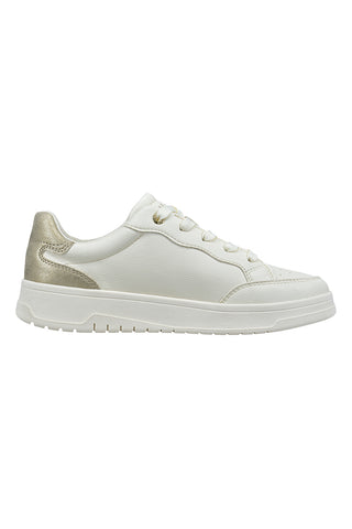 Sneakers Bianche con dettagli oro Bagatt 435AQG1950502190
