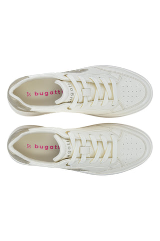 Sneakers Bianche con dettagli oro Bagatt 435AQG1950502190