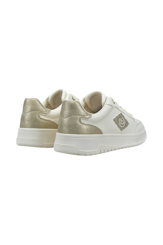 Sneakers Bianche con dettagli oro Bagatt 435AQG1950502190