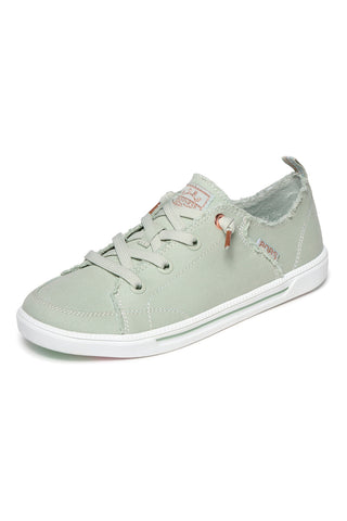 Sneakers da donna verde menta in canvas sfrangiato Skechers B Cute 2.0