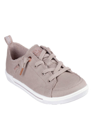 Taupe Leinwand Slip-on Schuhe Skechers B süß 2.0
