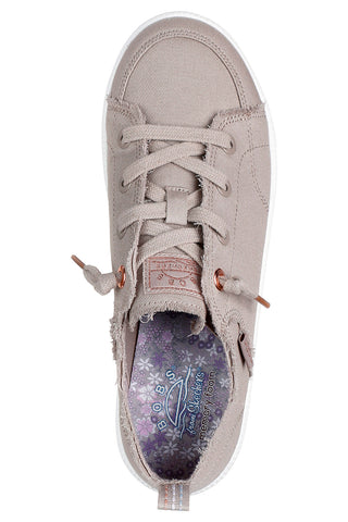Taupe Leinwand Slip-on Schuhe Skechers B süß 2.0