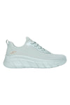 Salbei grün stricken Turnschuhe mit Memory Foam Skechers Bobs B Flex Hi Flying Hi