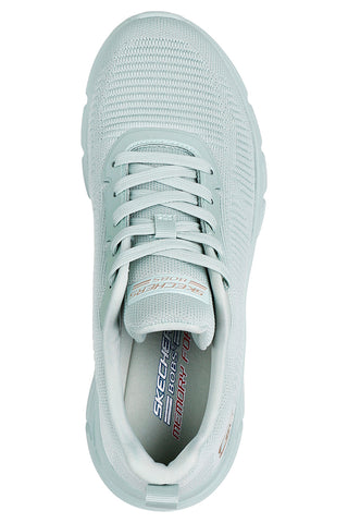 Salbei grün stricken Turnschuhe mit Memory Foam Skechers Bobs B Flex Hi Flying Hi