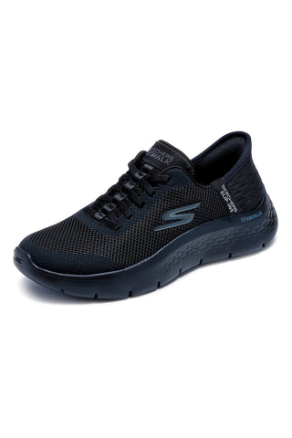 Schwarz Mesh Slip Ins Schuhe Skechers Go Walk Flex Grand Entry