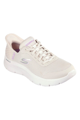 Aus weißem Mesh Skechers Go walk flex grand entry Schuhe