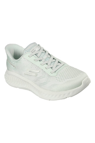 Sneakers verde salvia in mesh con Slip-Ins e Goga Mat Skechers Go Walk Now Khloe