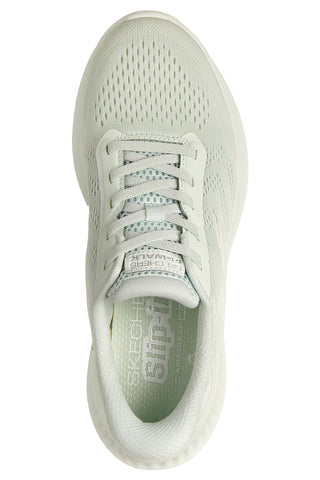 Sneakers verde salvia in mesh con Slip-Ins e Goga Mat Skechers Go Walk Now Khloe