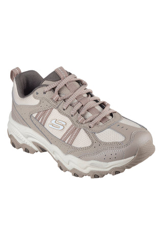 Beige Wanderschuhe mit Schnürsenkeln Skechers Stamina bei