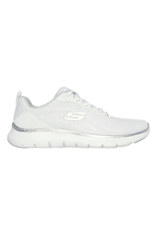 Sneakers bianche con dettagli argento Flex Appeal 5.0 Skechers