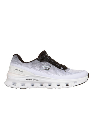 Sneakers bianche e nere con memory foam Skechers Glide-step pro soft mirage