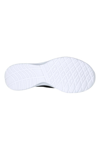 Schwarz stricken Turnschuhe mit Skech-Air und Memory Foam Skechers Skech-Air Dynamight Perfect Steps