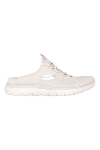Ciabatte sportive Natural in mesh traspirante con memory foam Skechers Summits Simply Sweet