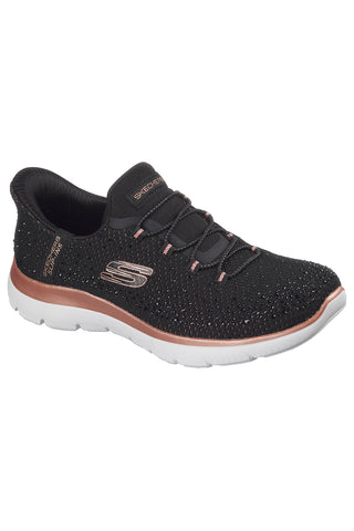 Sneakers nere glitterate con Memory Foam Skechers Summits Brilliant Shine