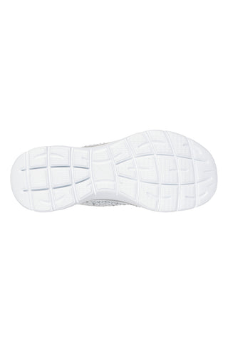 Scarpe slip ins bianco con strass in mesh Skechers Summits brilliant shine