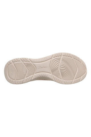 Skechers BEDFORD CHEERFUL GLOW taupe gestrickte Wohnungen