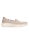 Skechers WILSHIRE BLVD TRUE CHARM perforiert stricken taupe Slip