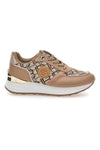 Sneaker beige con dettagli beige scuro Laura Biagiotti 9625