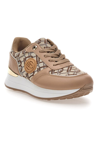 Sneaker beige con dettagli beige scuro Laura Biagiotti 9625