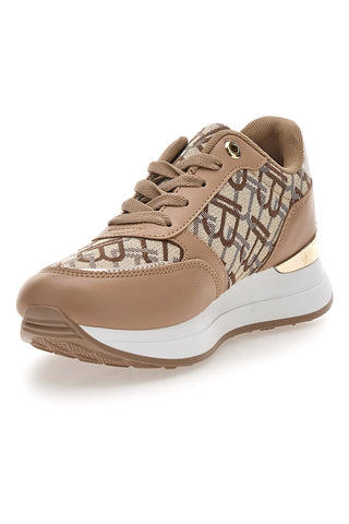 Sneaker beige con dettagli beige scuro Laura Biagiotti 9625