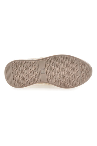 Beige Turnschuhe mit goldenen Details Laura Biagiotti 9625