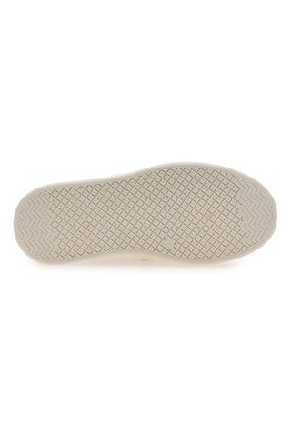 Beige Turnschuhe mit seitlichem Logo und hoher Sohle Laura Biagiotti 9618