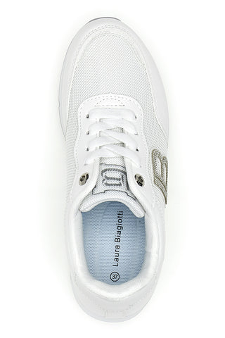 Weißer Turnschuh Laura Biagiotti 9609