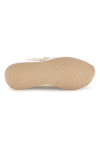 Beige Turnschuhe mit goldenen Details Mariella Burani 52100C1440