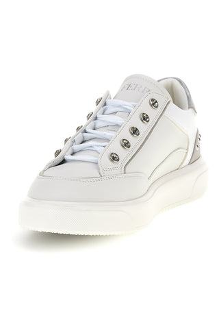 Weiße Turnschuhe mit Glitzer Ferre F763