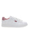 Sneakers bianche con dettagli rosa lacci Levi’s Avenue