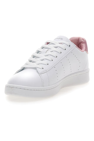 Weiße Turnschuhe mit rosa Schnürsenkeln Levi's Avenue