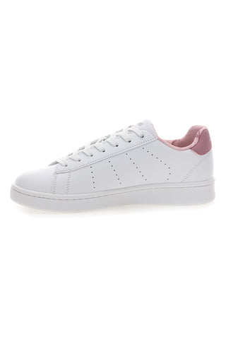 Weiße Turnschuhe mit rosa Schnürsenkeln Levi's Avenue