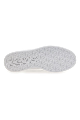 Weiße Turnschuhe mit rosa Schnürsenkeln Levi's Avenue